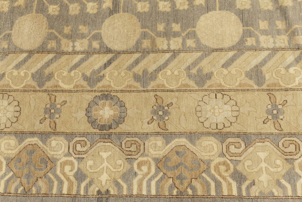 Doris Leslie Blau Collection Traditional Oriental Inspired Botanic Wool Rug N11370
