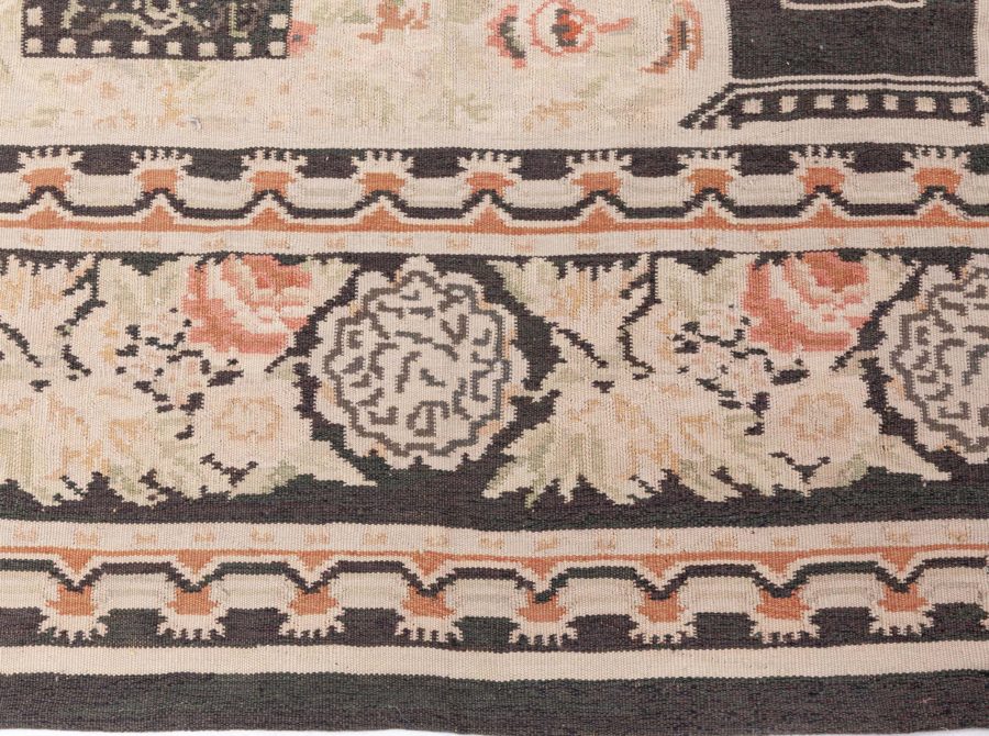 Doris Leslie Blau Collection Traditional European Inspired Bessarabian Rug N11387