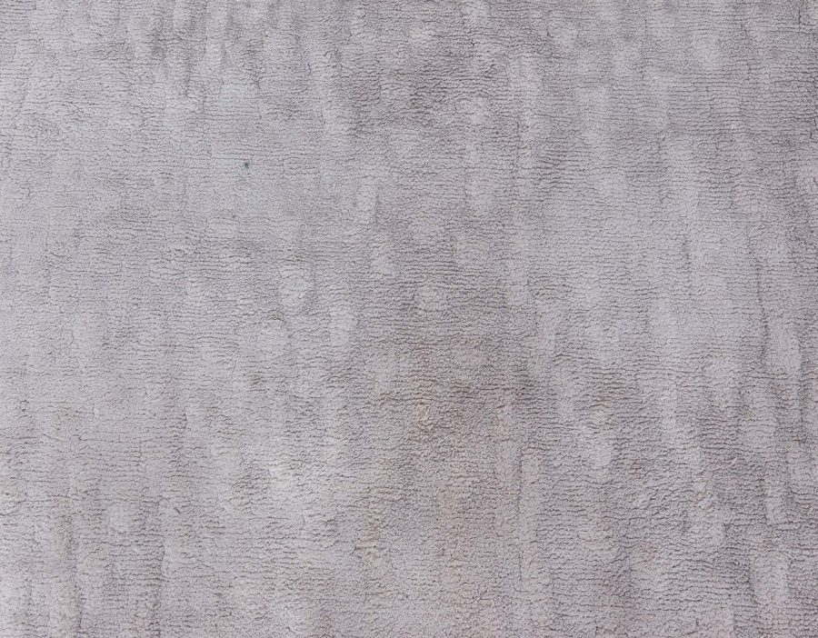 Doris Leslie Blau Collection Sand Dunes Gray Handmade Silk Rug N11415