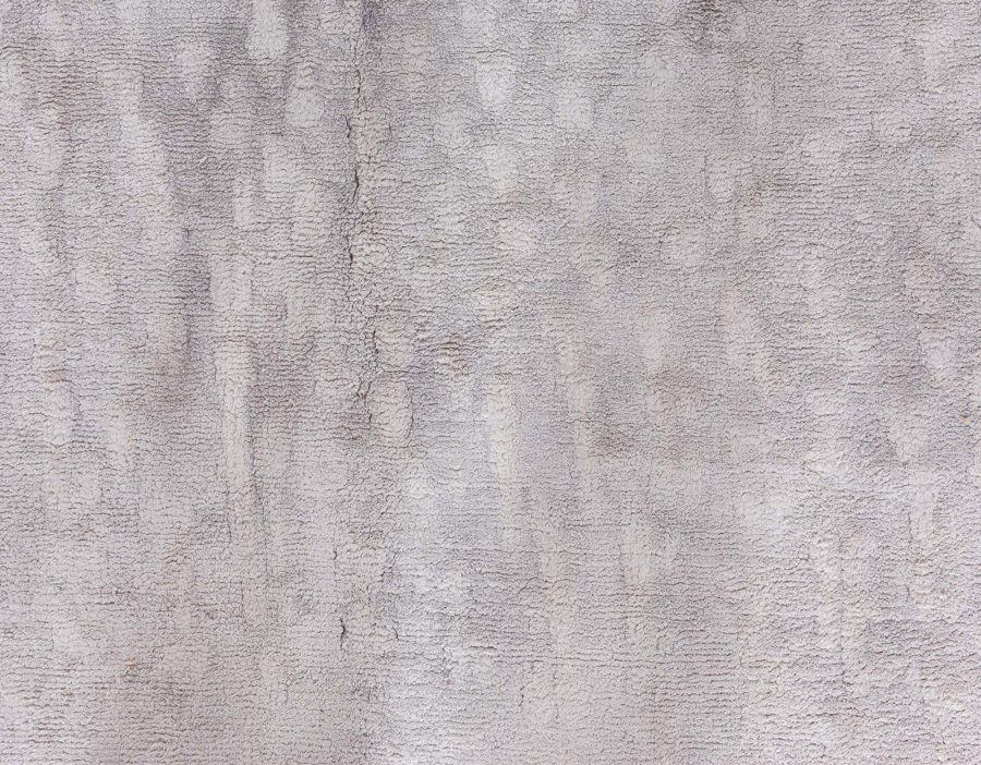 Doris Leslie Blau Collection Sand Dunes Gray Handmade Silk Rug N11415