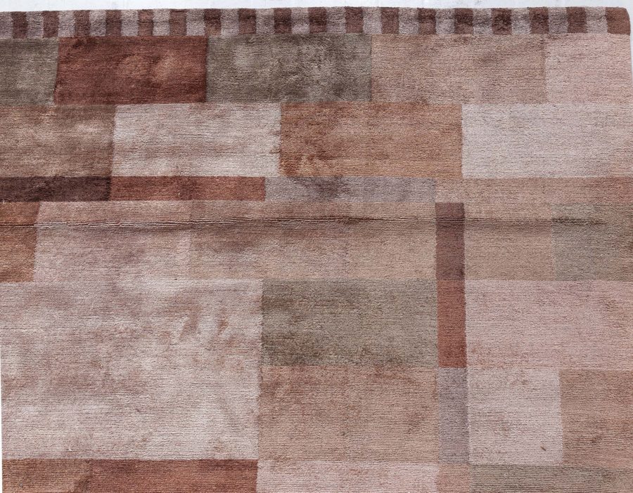 Doris Leslie Blau Collection High-Quality Dune Design Handmade Silk Rug N12732