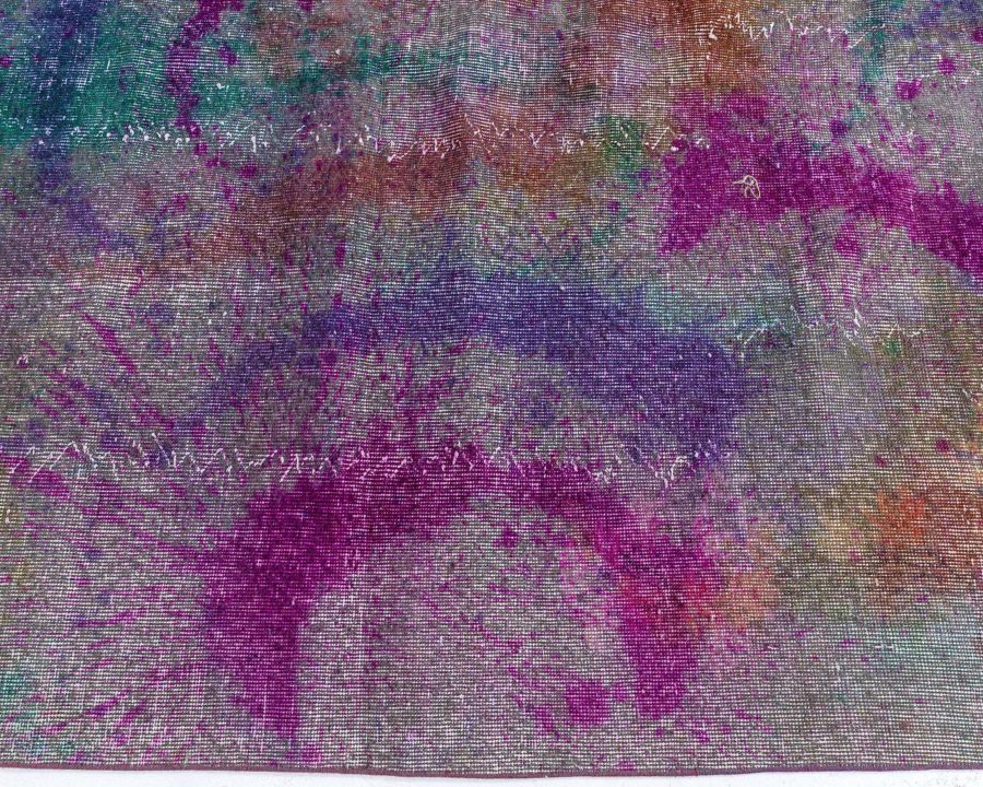 Doris Leslie Blau Collection Explosion of Colors Abstract Handmade Wool Rug N12735