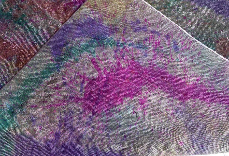 Doris Leslie Blau Collection Explosion of Colors Abstract Handmade Wool Rug N12735