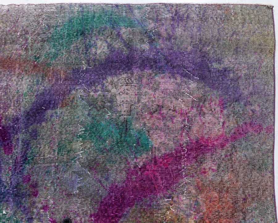 Doris Leslie Blau Collection Explosion of Colors Abstract Handmade Wool Rug N12735
