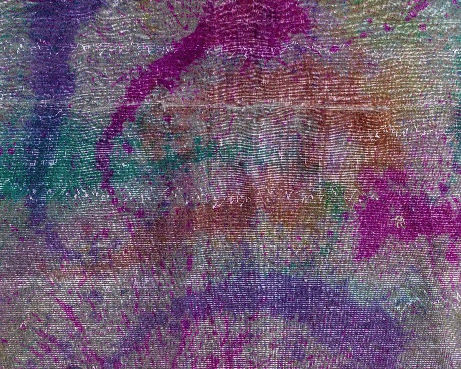 Doris Leslie Blau Collection Explosion of Colors Abstract Handmade Wool Rug N12735