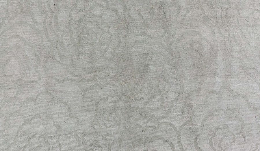 Doris Leslie Blau Collection Camelia Geen Handmade Silk Rug N12754