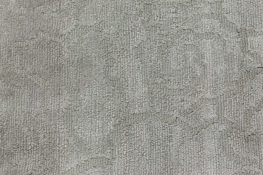 Doris Leslie Blau Collection Camelia Geen Handmade Silk Rug N12754
