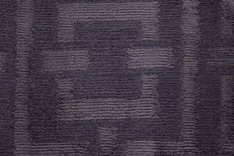 Doris Leslie Blau Collection Art Deco Design Tibetan Handmade Wool and Silk Rug N12755