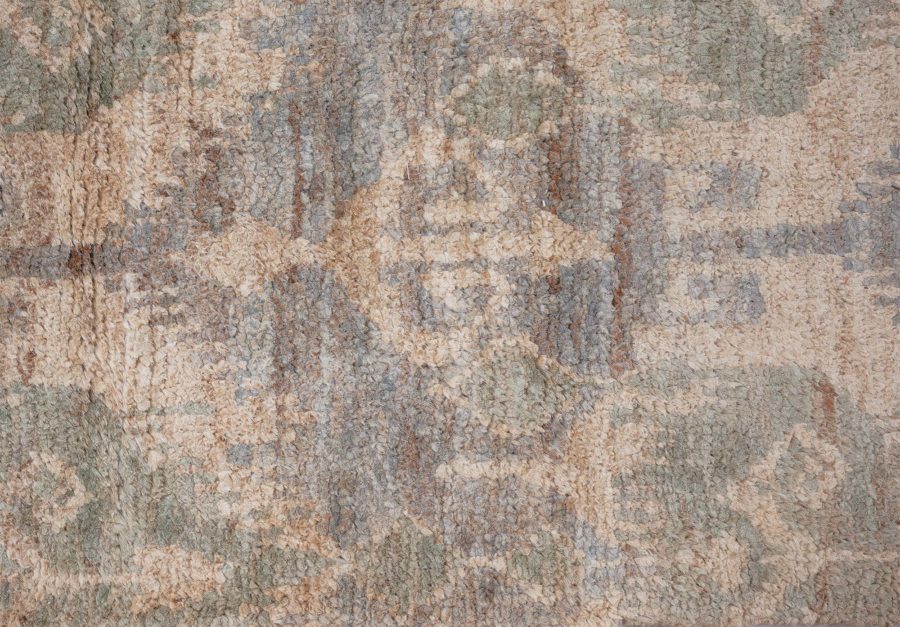 Doris Leslie Blau Collection Contemporary Mallow Mint Abstract Handmade Rug N12759