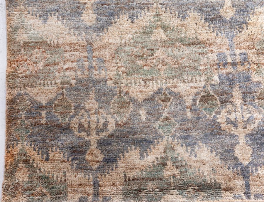 Doris Leslie Blau Collection Contemporary Mallow Mint Abstract Handmade Rug N12759