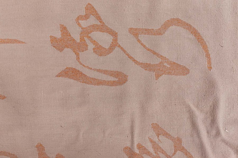 Doris Leslie Blau Collection Aubusson Silk, Wool Rug by Vincente Wolf N12766