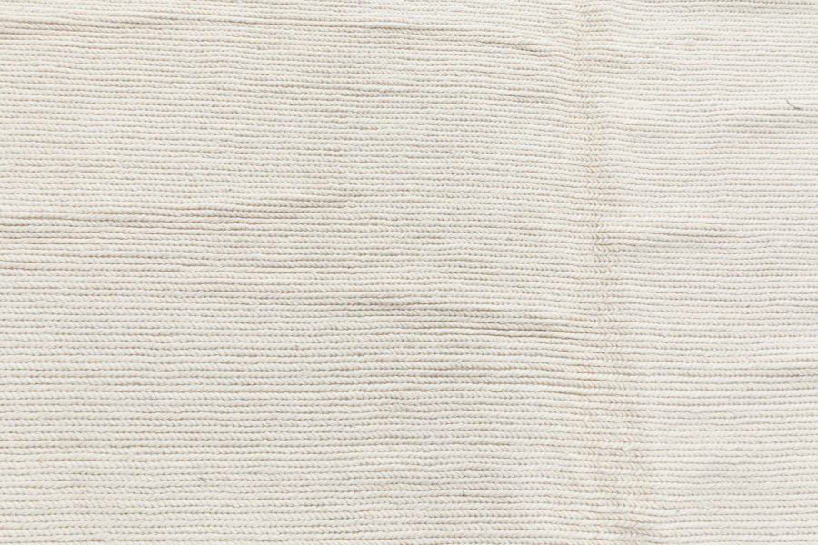 Doris Leslie Blau Collection Modern Solid Beige Handmade Rug N12768