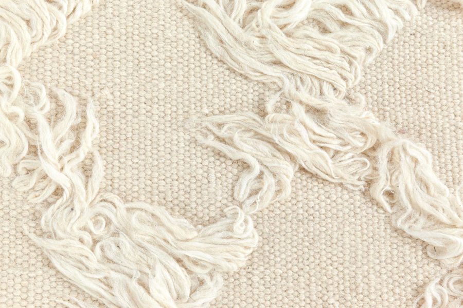 Doris Leslie Blau Collection Contemporary Tulu Style Beige Hand Knotted Wool Rug N12770