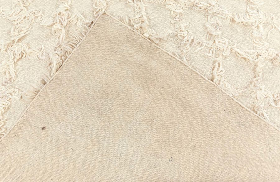 Doris Leslie Blau Collection Contemporary Tulu Style Beige Hand Knotted Wool Rug N12770