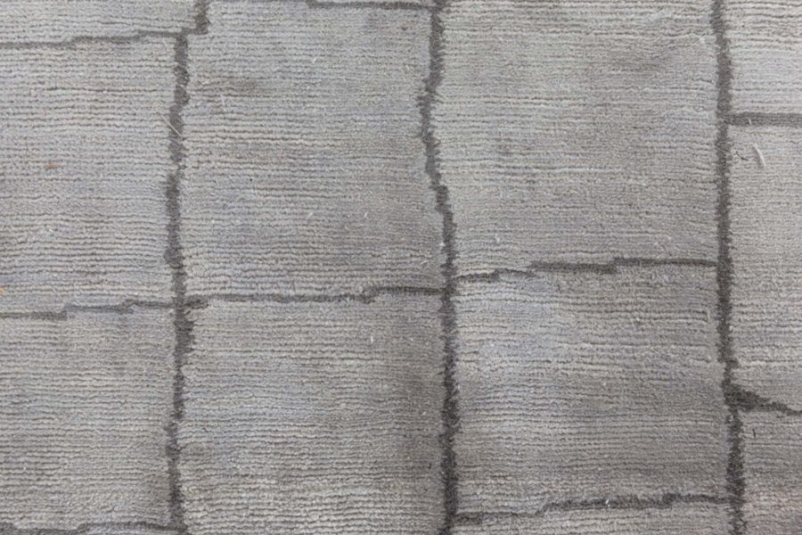 Doris Leslie Blau Collection Oversized Modern Abstrat Crocodile Silk Rug N12771