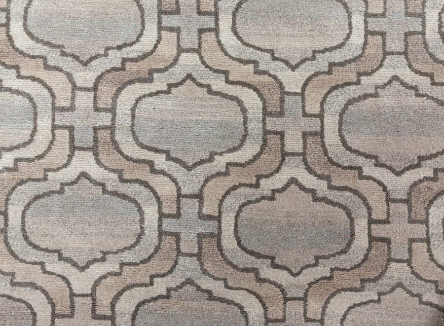 Doris Leslie Blau Collection Oversized Venetto Botanic Handmade Wool Rug N12773