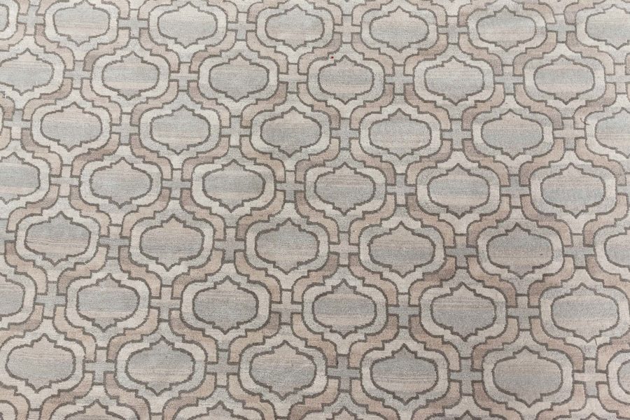 Doris Leslie Blau Collection Oversized Venetto Botanic Handmade Wool Rug N12773