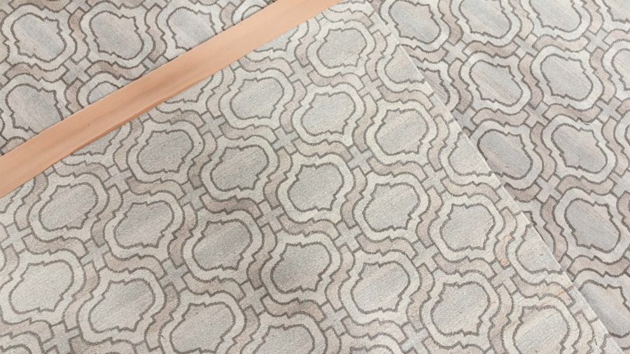 Doris Leslie Blau Collection Oversized Venetto Botanic Handmade Wool Rug N12773