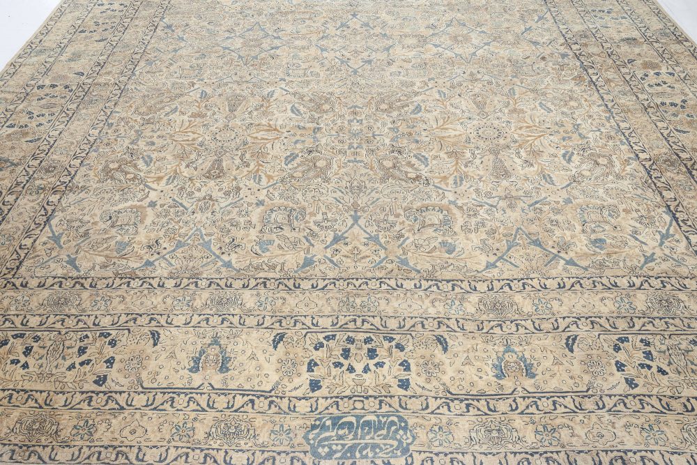 Authentic Persian Kirman Handmade Wool Rug BB5223