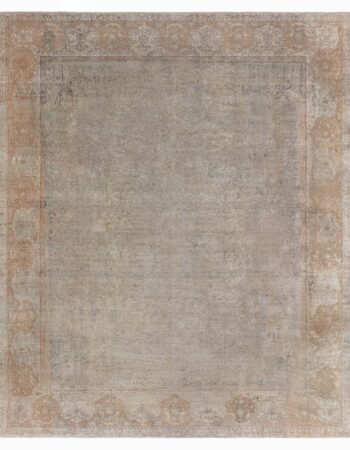 Antique Kirman Persian Floral Allover Soft Beige Hand-Knotted Wool Rug – Circa 1920 BB8442 Antique Kirman Persian Floral Allover Soft Beige Hand-Knotted Wool Rug – Circa 1920 BB8442