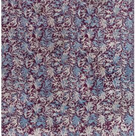 Antique Aubusson French Allover Floral Ivory Hand-Knotted Wool Rug – Circa 1880 BB8923