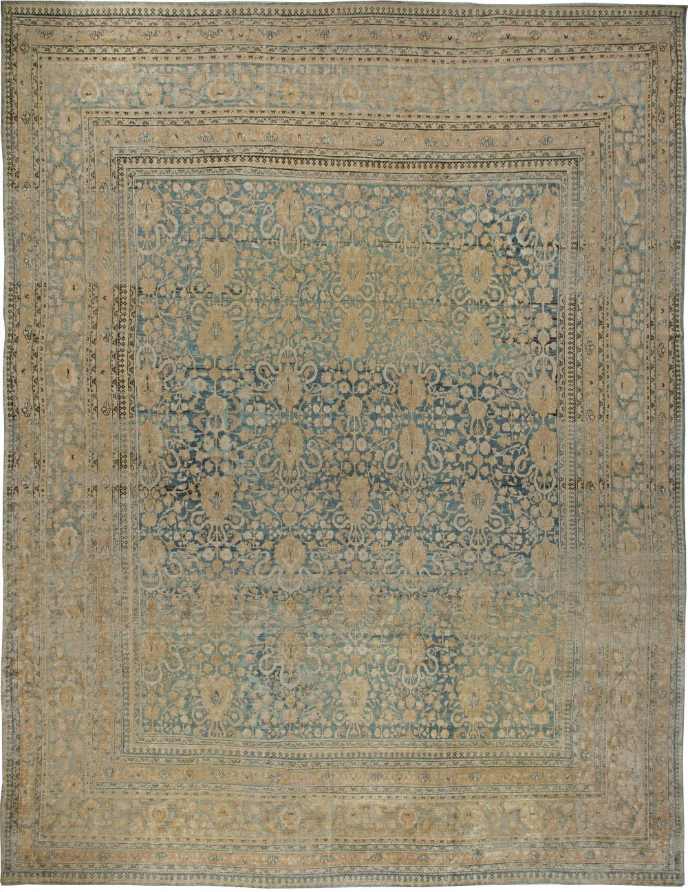 Oversized Persian Meshad Antique Rug BB5875