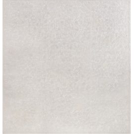 Vintage French Floral Oversized Light Gray Hand-Knotted Wool Rug Modernist Cogolin BB8505
