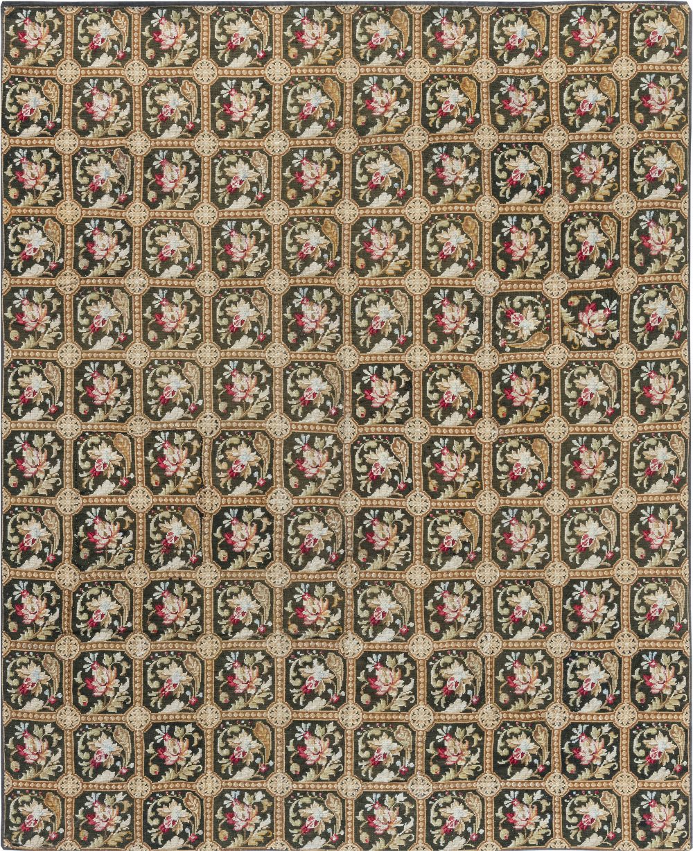 Authentic Needlepoint Botanic Rug BB7392