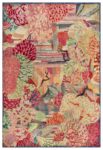 Vintage Colorful <mark class='searchwp-highlight'>Floral</mark> French Art Deco Handmade Wool Rug BB6144