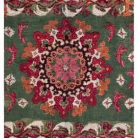 Savonnerie French Antique Allover Ivory Hand-Knotted Wool Rug – Circa 1860 (Fragment) BB8481