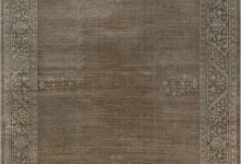 Authentic Indian Amritsar Abstract Handwoven Wool Rug in Brown BB7475