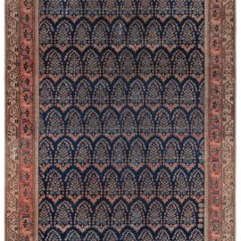 Antique Malayer Persian Allover Light Beige Hand-Knotted Wool Runner – Circa 1900 BB8917