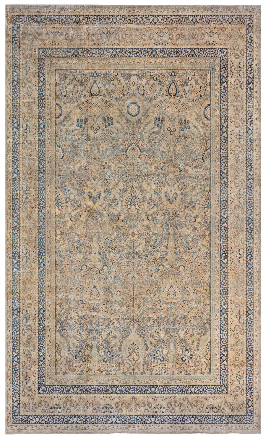 Authentic Persian Meshad Handmade Wool Carpet BB7316