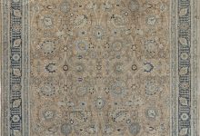 Fine Antique Persian Tabriz Handmade Wool Rug BB7511