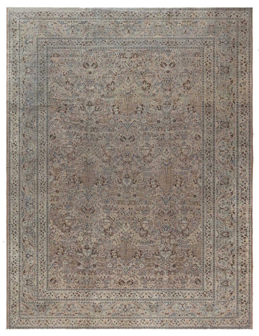 Oversized Antique Persian Khorassan Handmade Wool Rug BB7750