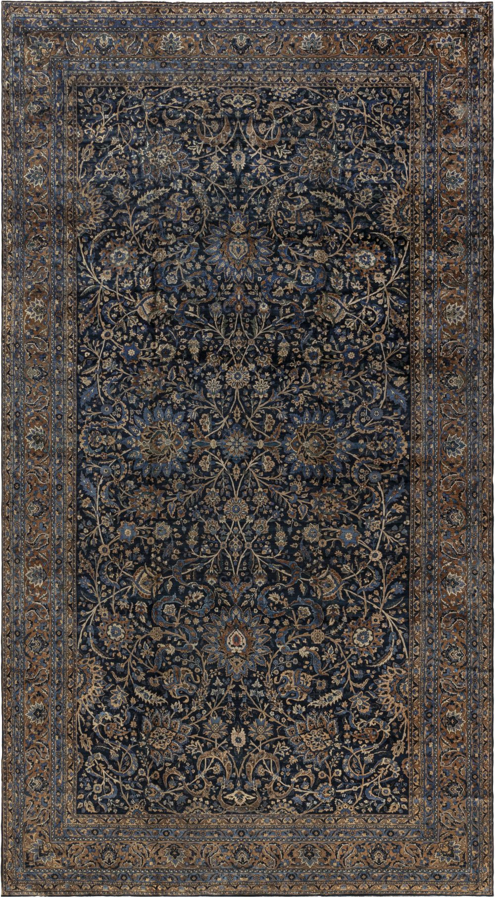 Authentic Persian Kirman Handmade Wool Rug BB7399