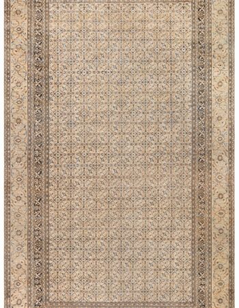 Moroccan Vintage Geometric Ivory Hand-Knotted Wool Rug BB6333 Moroccan Vintage Geometric Ivory Hand-Knotted Wool Rug BB6333