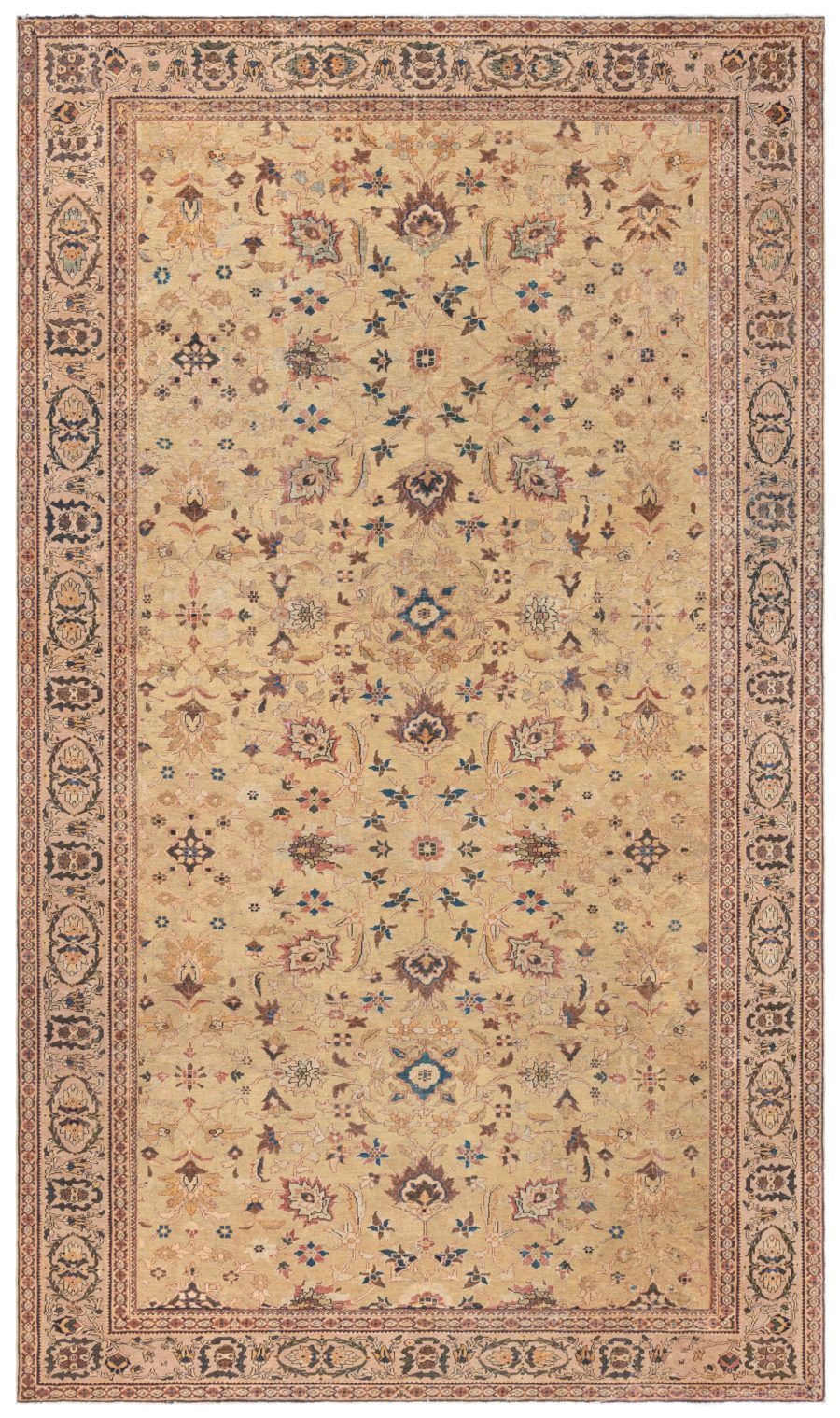 Authentic Persian Sultanabad Handmade Wool Rug BB8598