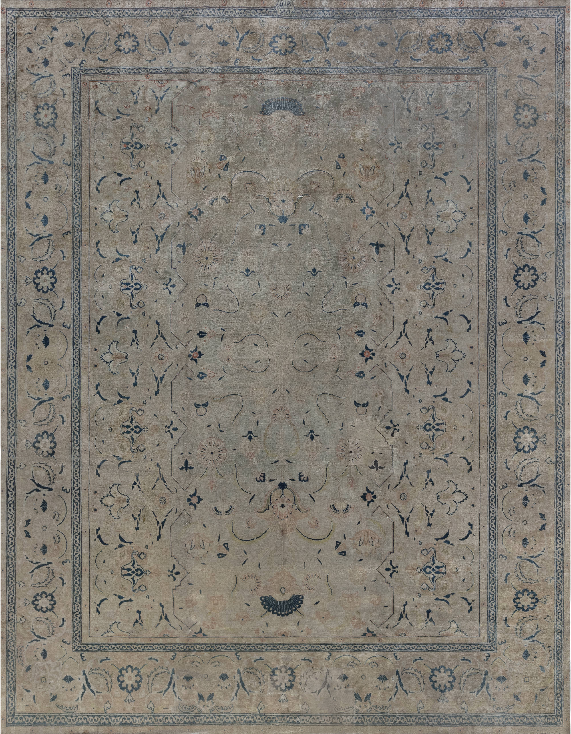 Antique Persian Tabriz Rug BB7276