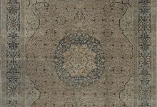 Fine Antique Persian Tabriz Handmade Wool Rug BB7508