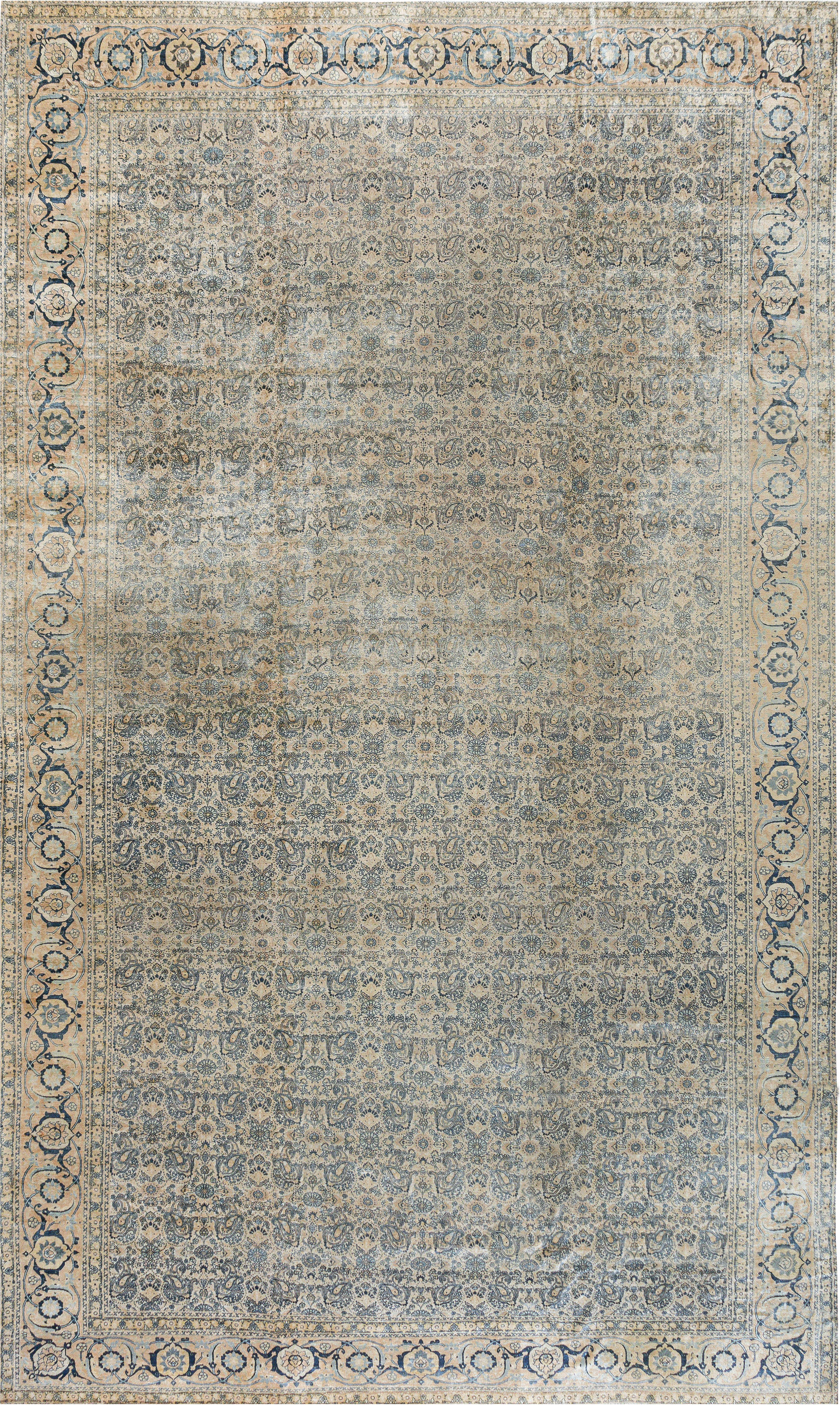 Authentic 19th Century <mark class='searchwp-highlight'>Persian</mark> Tabriz Handmade Wool Carpet BB7328