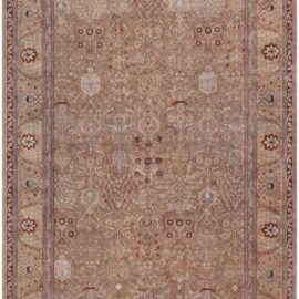 Antique Tabriz Floral Hand-Knotted Wool Rug – Circa 1920 BB9224