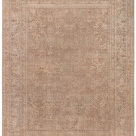 Antique Persian Tabriz Botanic Handmade Wool Rug BB8558
