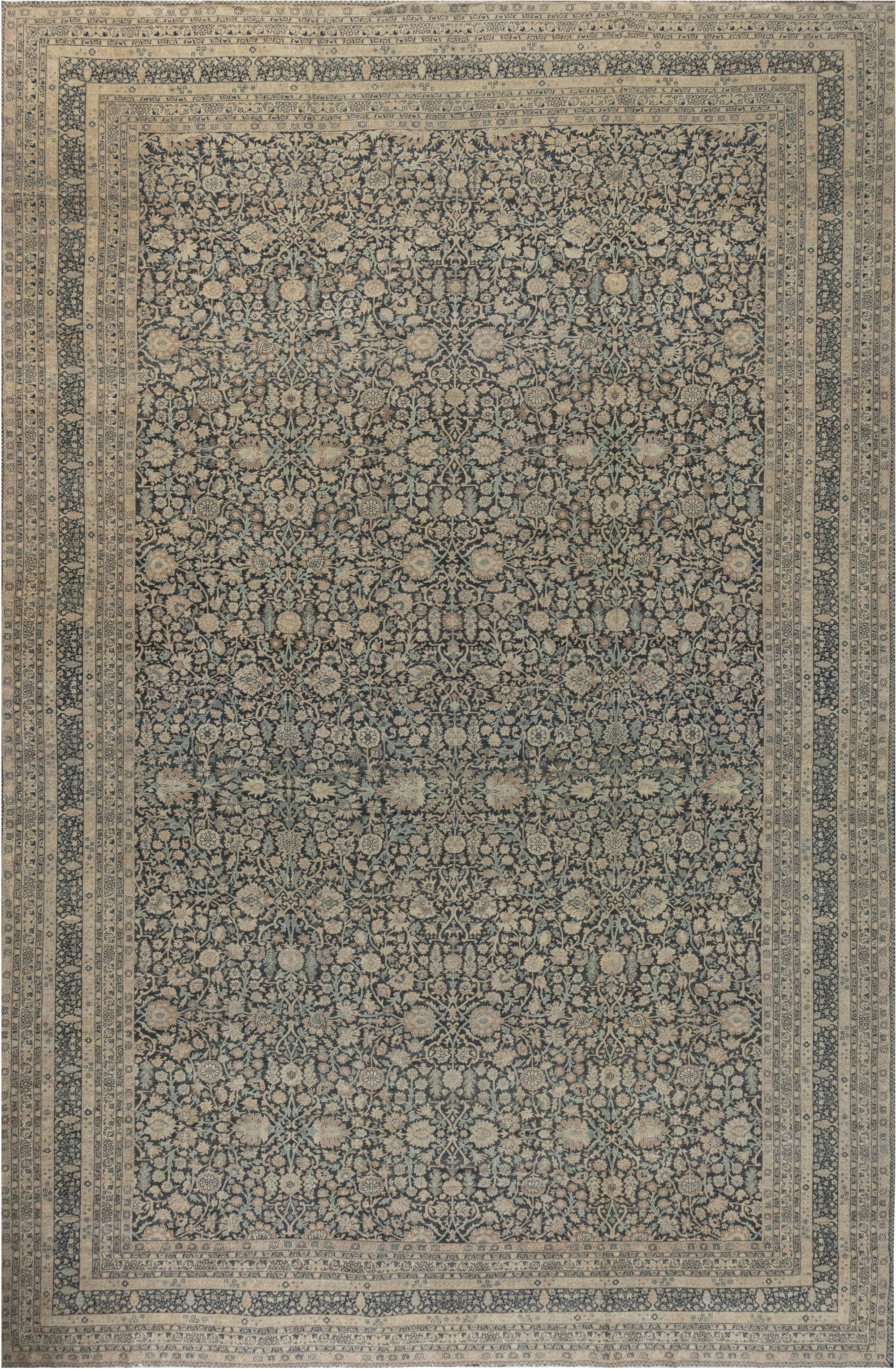 Authentic 19th Century Persian Tabriz Rug BB7314