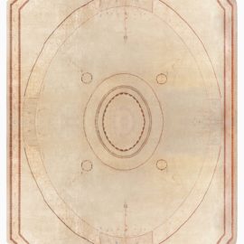 Antique Savonnerie French Medallion Floral Oversized Soft Beige Hand-Knotted Wool Carpet – Circa 1900 BB6136