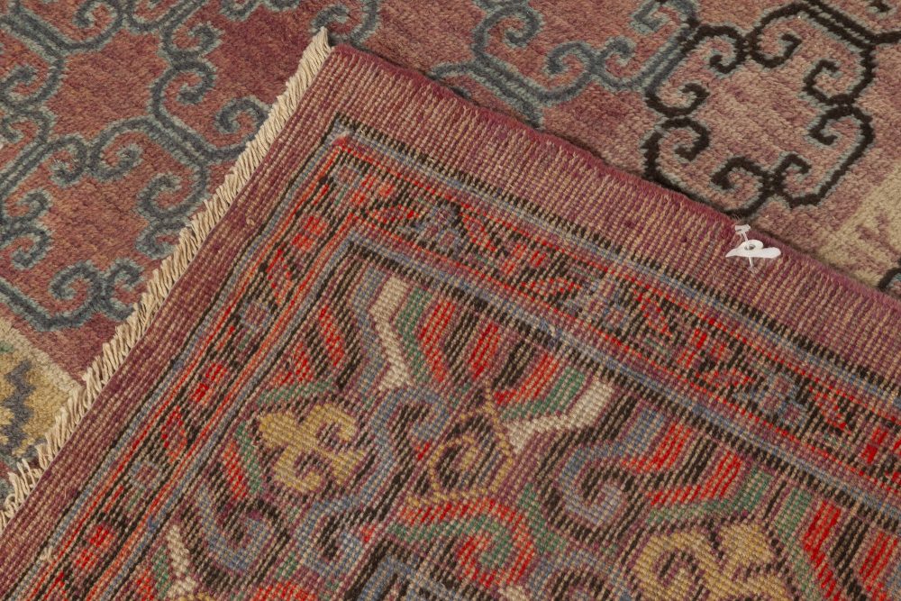Fine Antique Samarkand (Khotan) Handmade Wool Rug BB4408