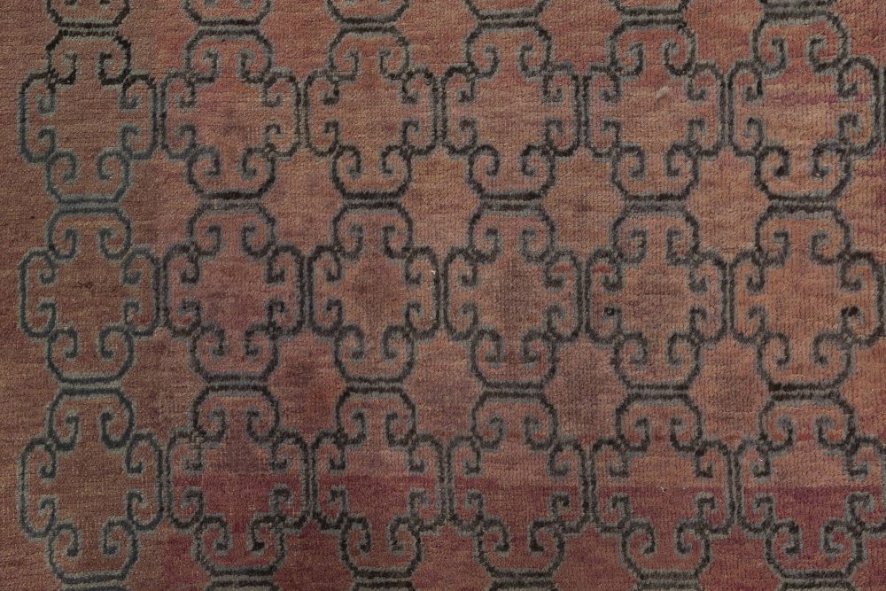 Fine Antique Samarkand (Khotan) Handmade Wool Rug BB4408