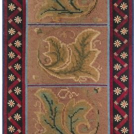 Antique English Needlepoint runner BB7093