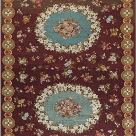 Antique French Aubusson Carpet BB7389
