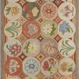 Vintage American Hand-Knotted Rug BB7075